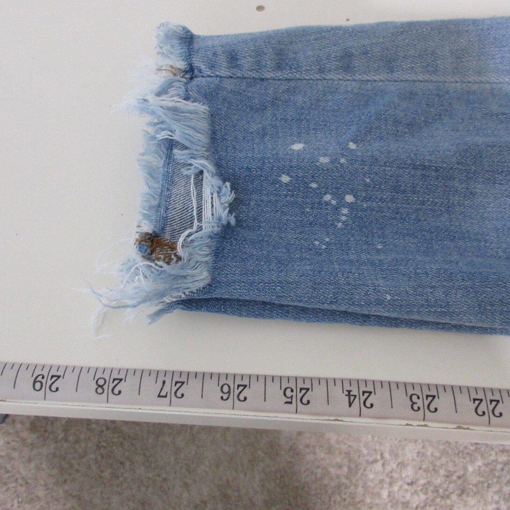 Judy Blue Boyfriend Fit Distressed Paint Splatted Jeans - Picture 15 of 16